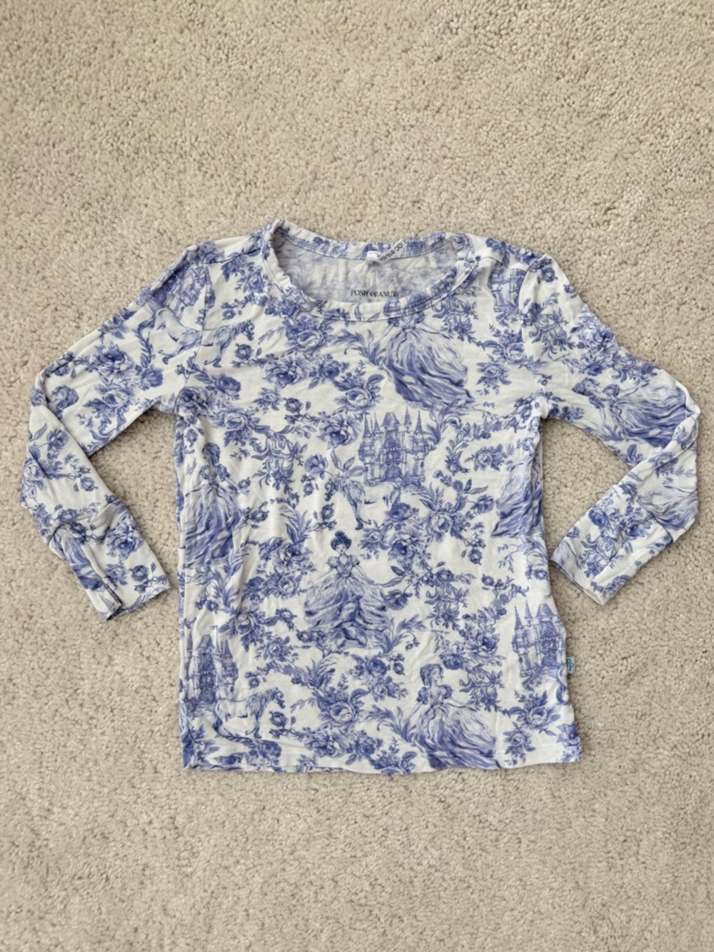 Posh Peanut Briar Print Kids Long Sleeve  Pajama Set - Picture 2 of 10